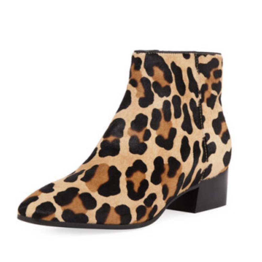 AQUATALIA Haircalf Leopard fuoco bootie